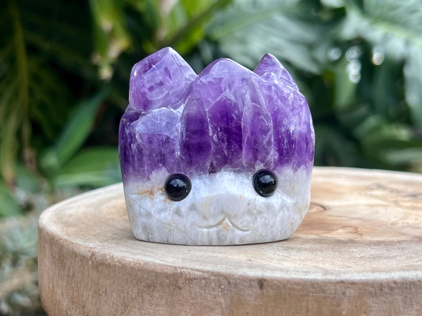 Amethyst Cluster Hedgehog