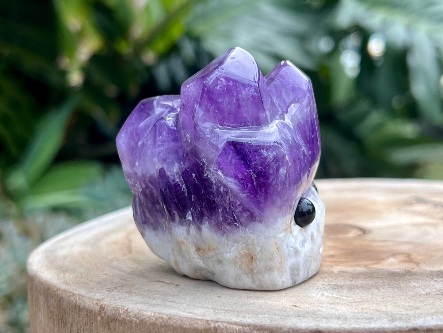 Amethyst Cluster Hedgehog