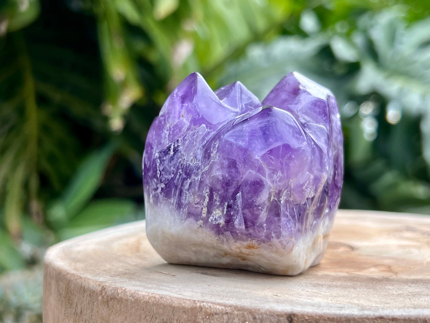 Amethyst Cluster Hedgehog