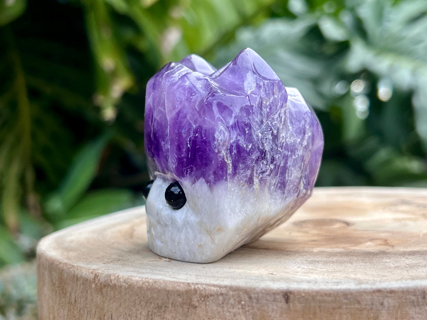 Amethyst Cluster Hedgehog