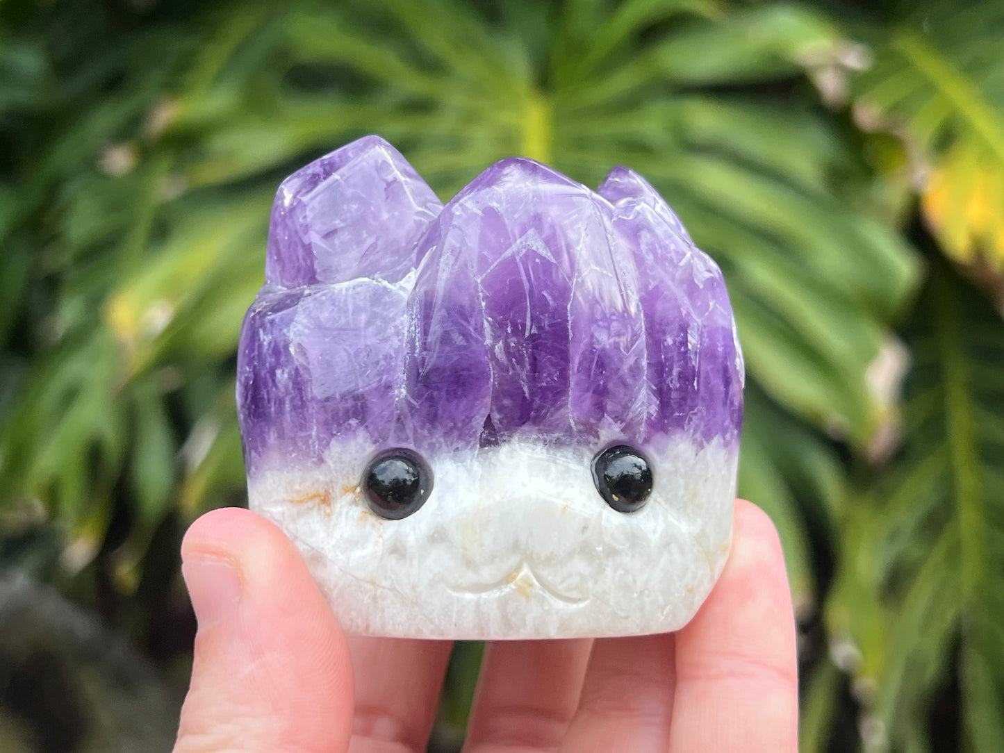Amethyst Cluster Hedgehog