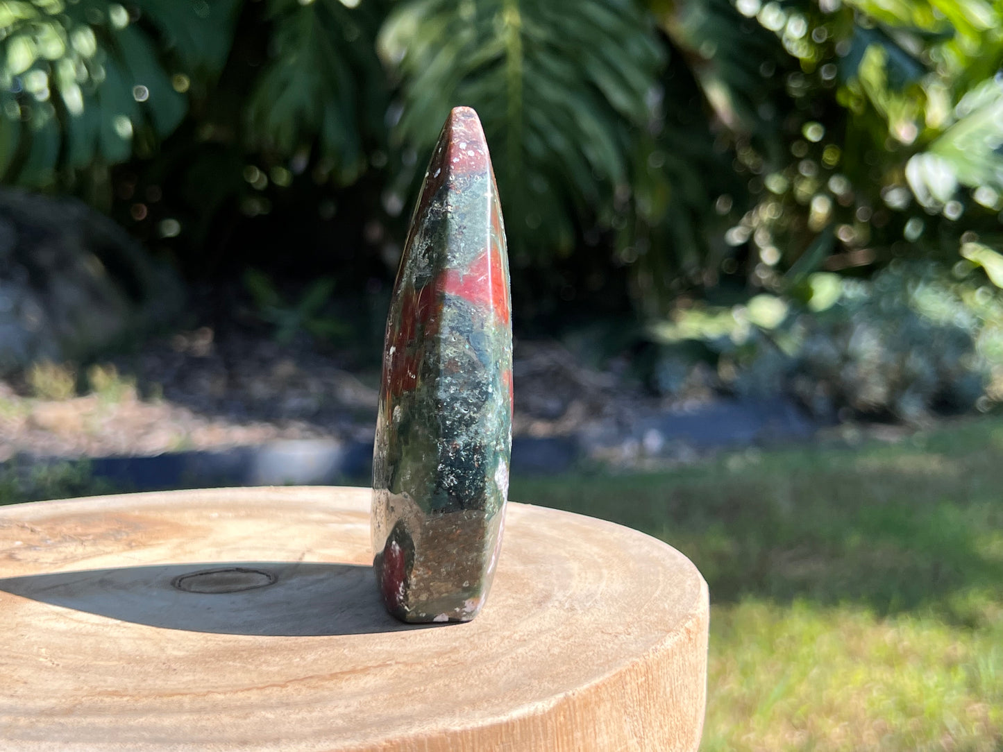 Side view of the ocean jasper flame