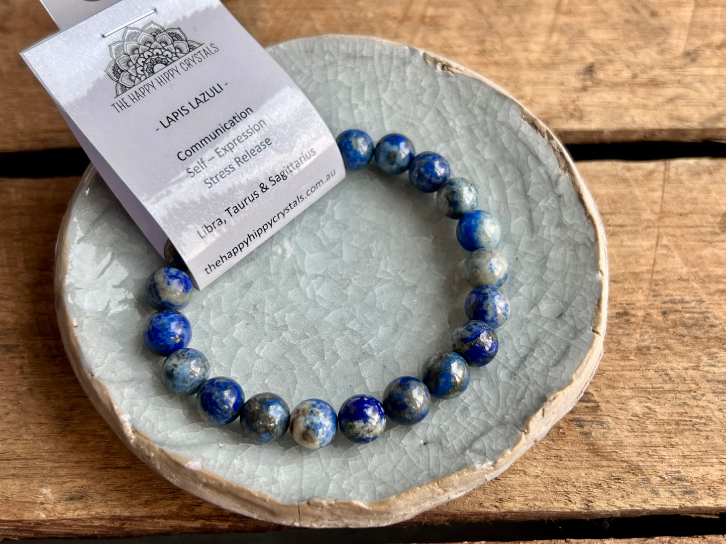 Lapis Lazuli Tumbled Bracelet