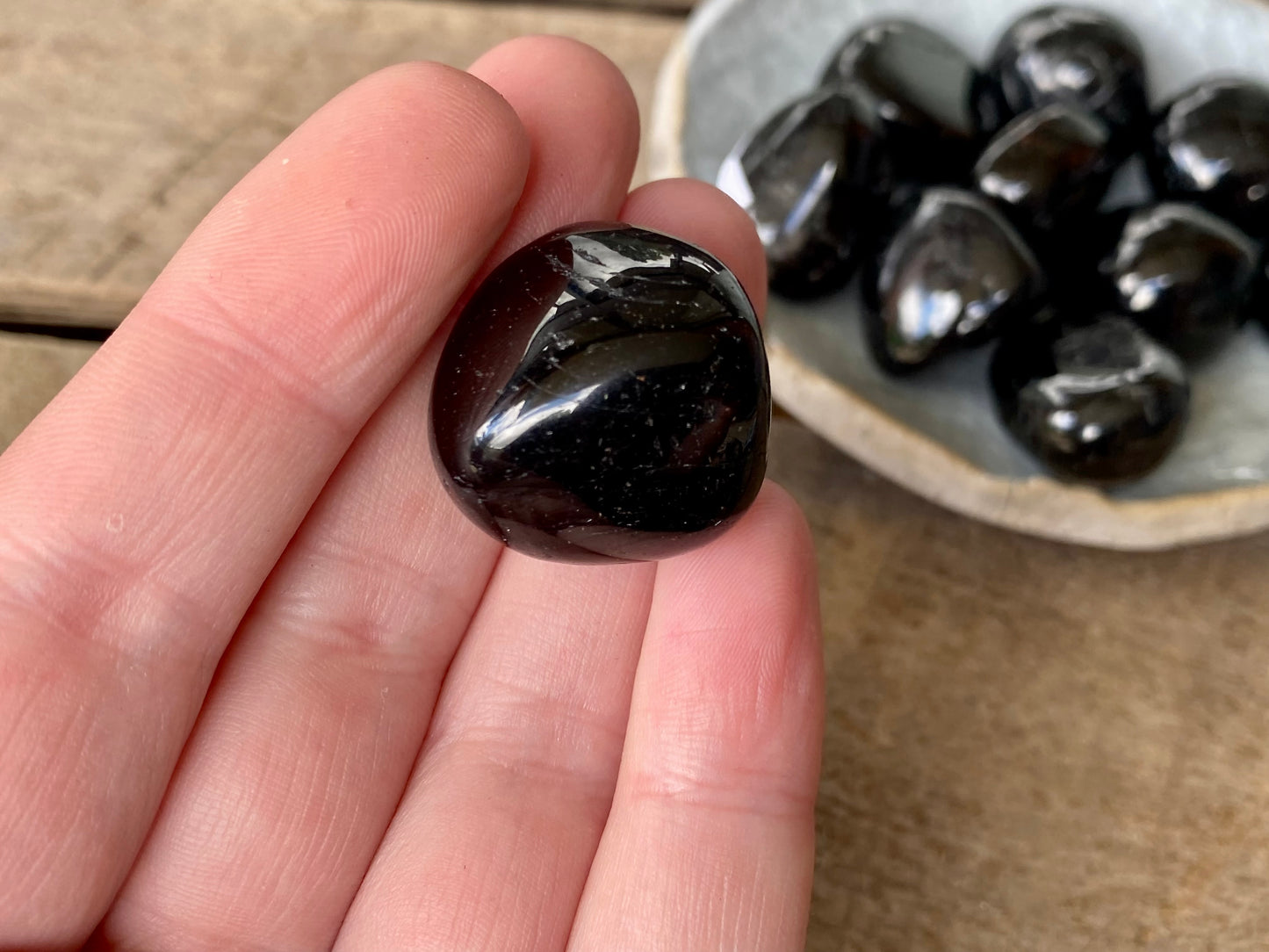 Black Tourmaline Tumbled Stone