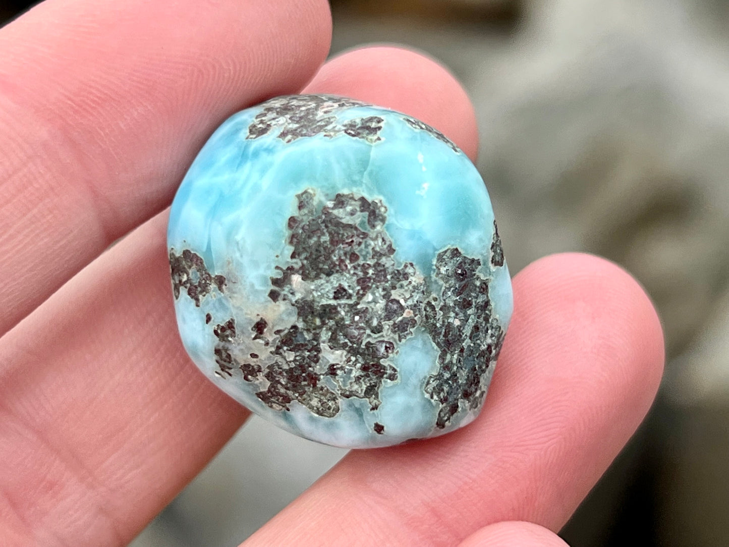 Larimar Tumbled Stone