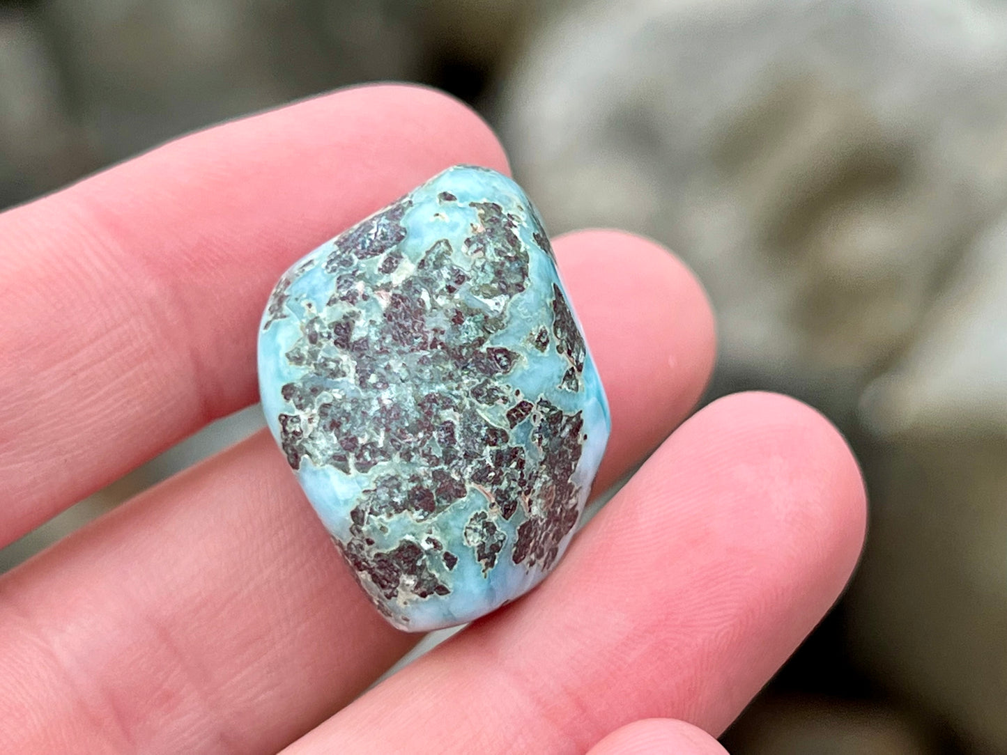 Larimar Tumbled Stone