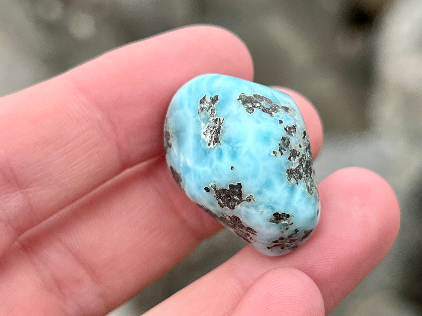Larimar Tumbled Stone
