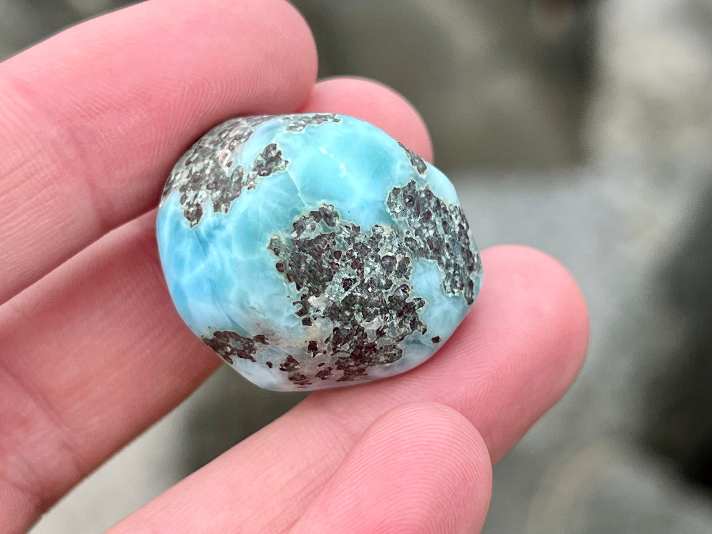 Larimar Tumbled Stone