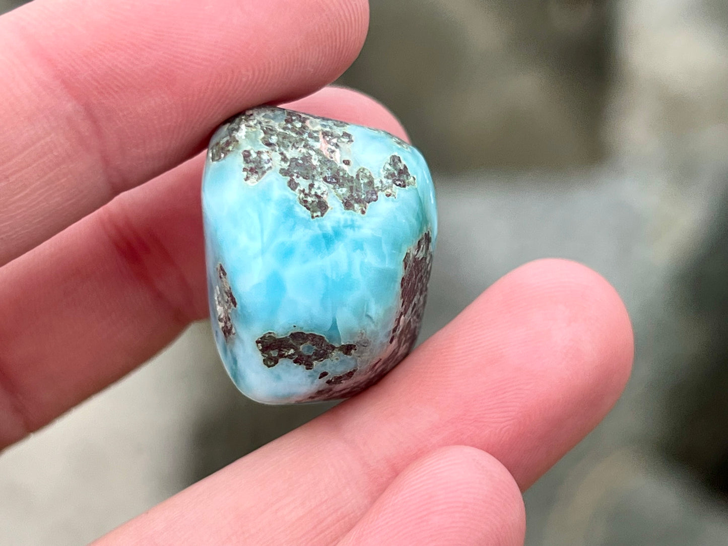 Larimar Tumbled Stone