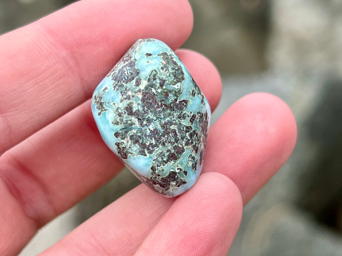 Larimar Tumbled Stone
