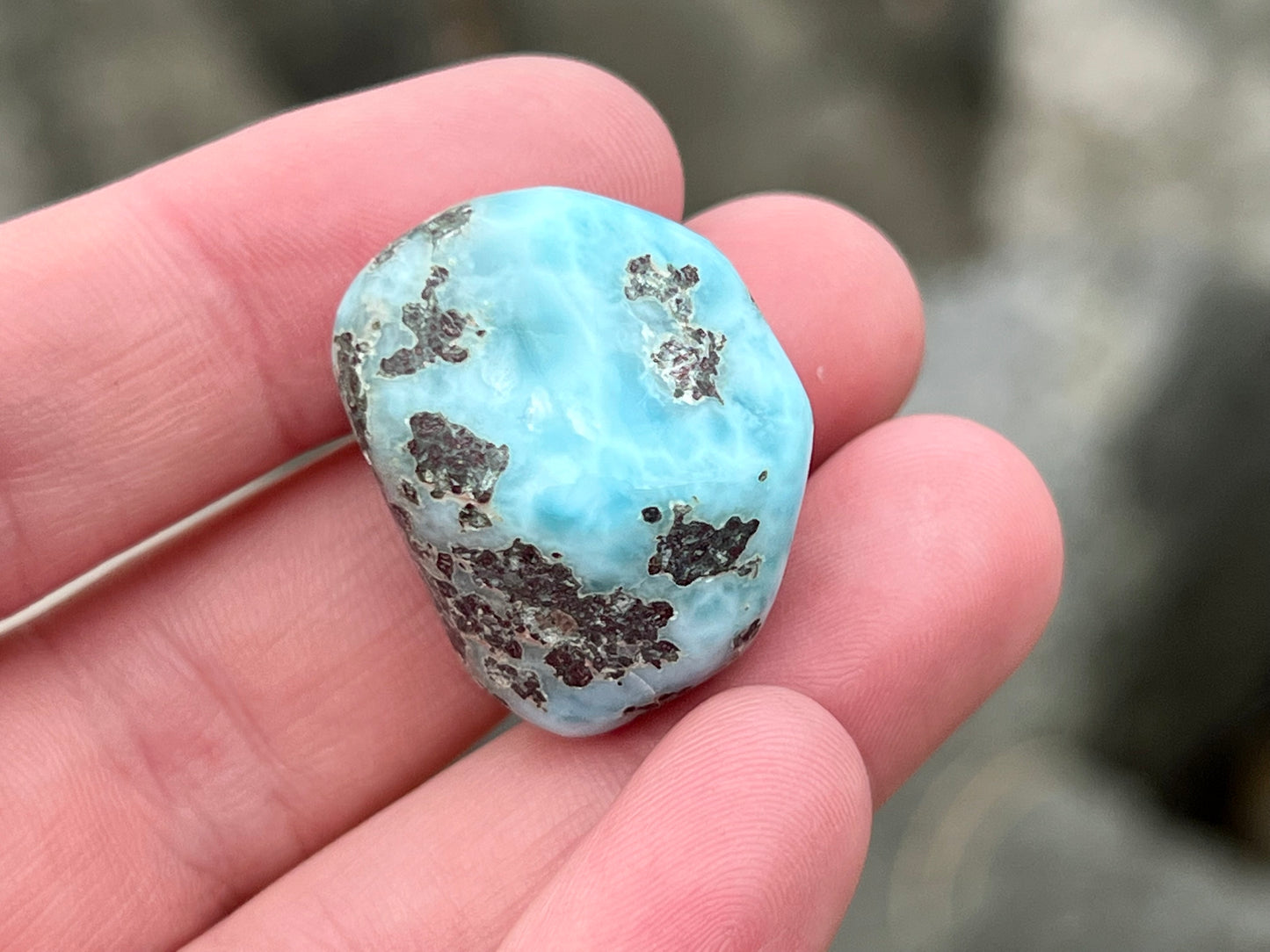 Larimar Tumbled Stone
