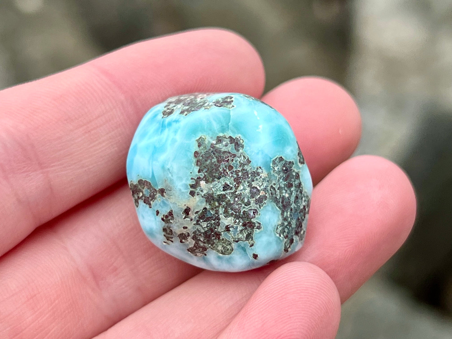 Larimar Tumbled Stone