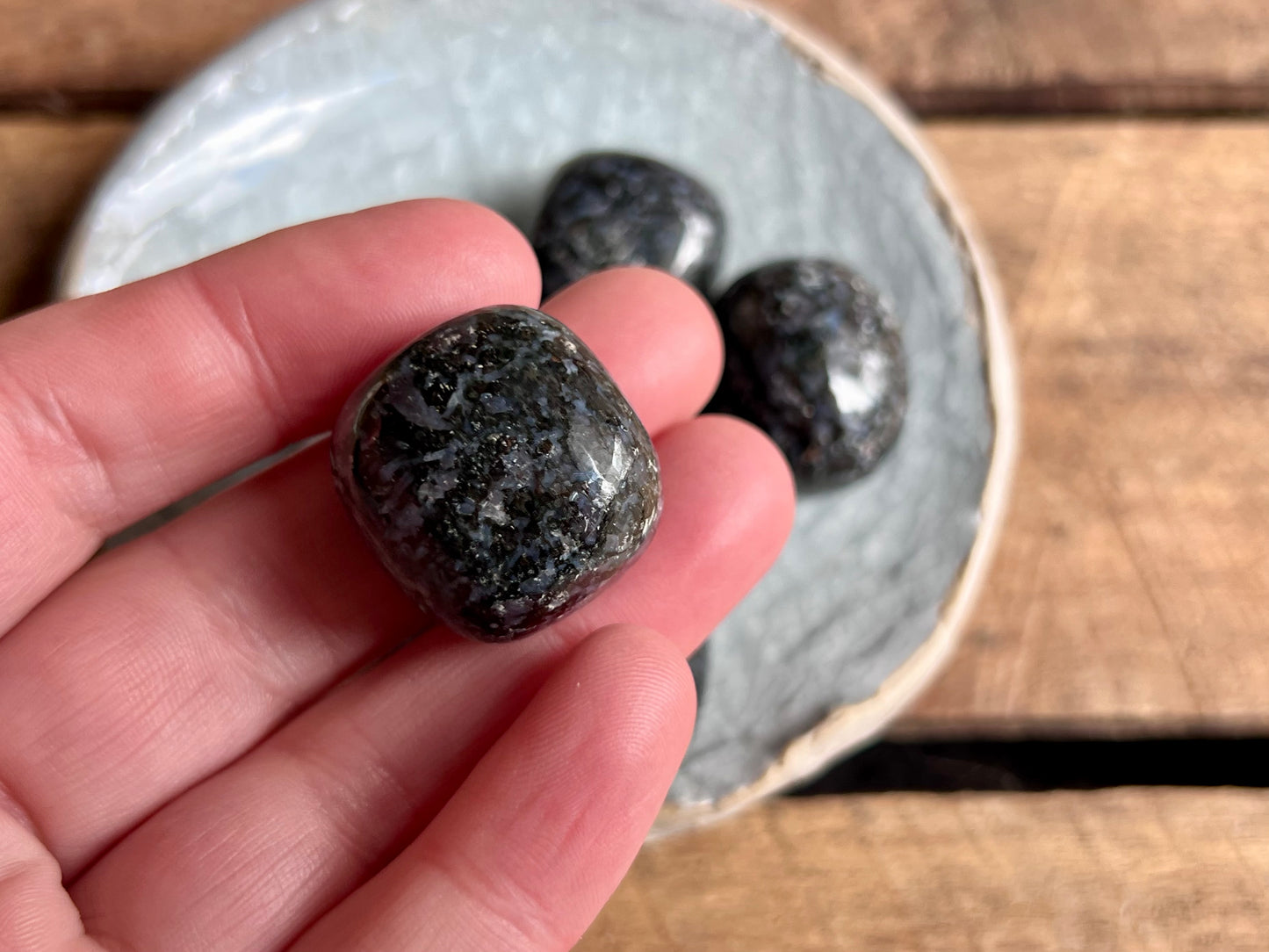 Indigo Gabbro Tumbled Stone