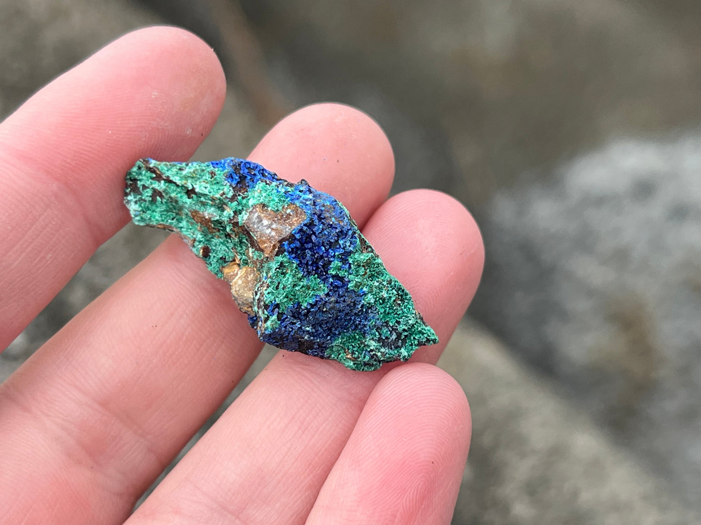 Malachite And Azurite Specimen