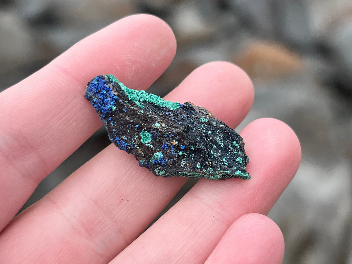 Malachite And Azurite Specimen