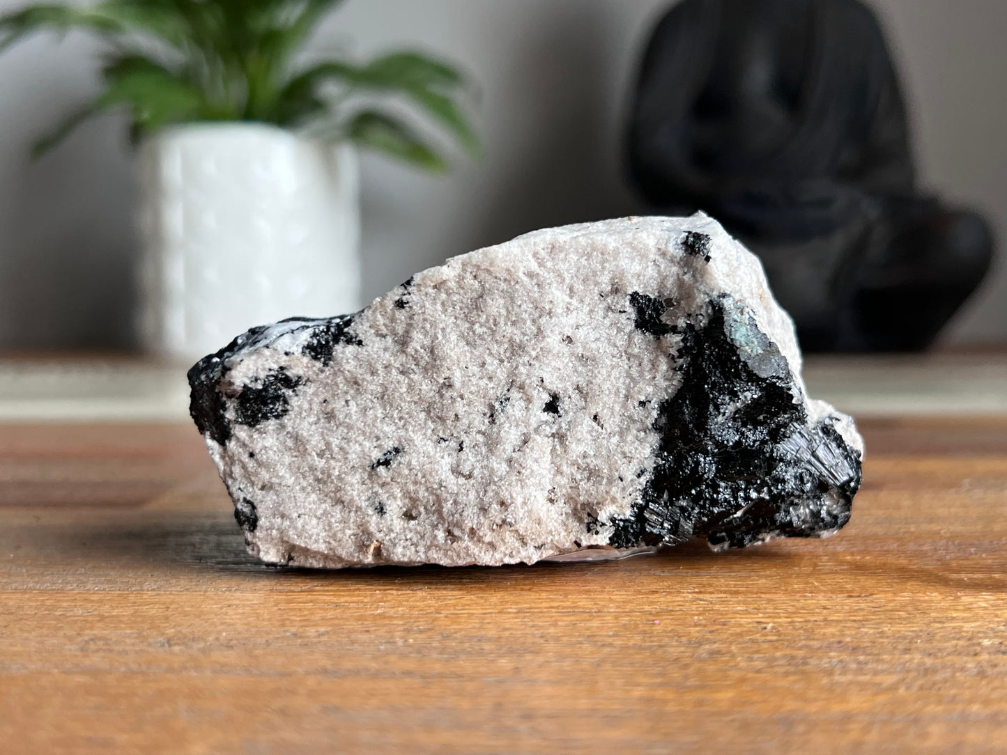 Schorl Tourmaline in Quartz