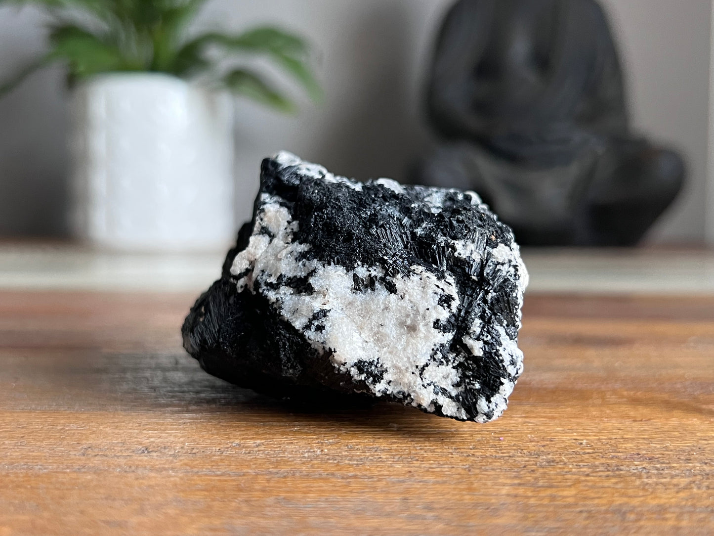Schorl Tourmaline in Quartz