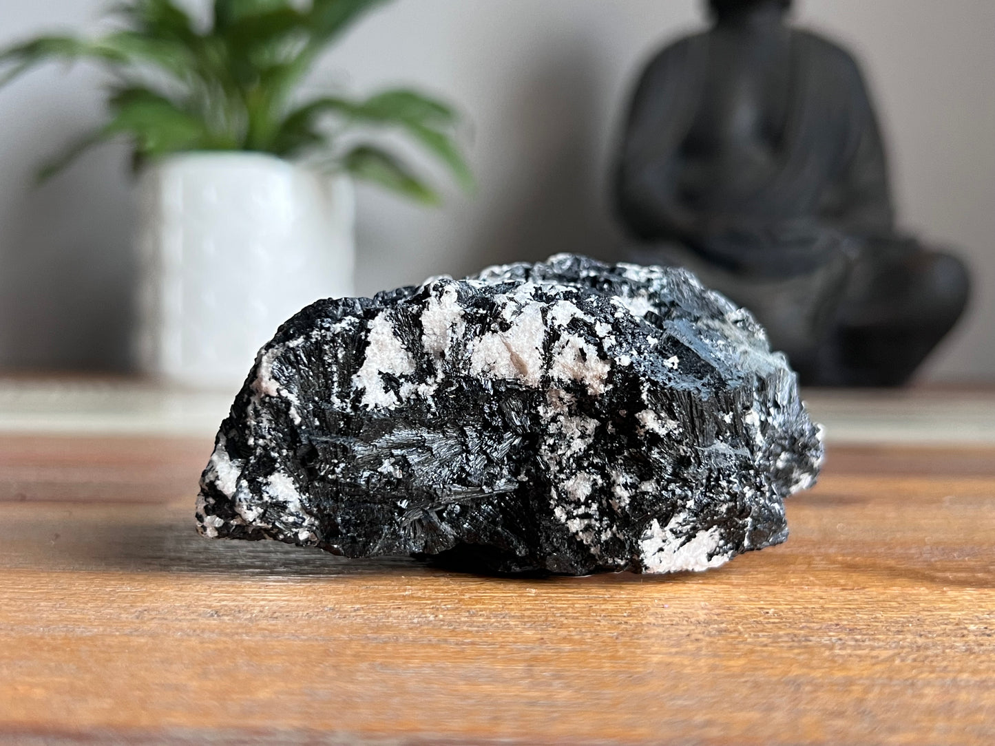 Schorl Tourmaline in Quartz