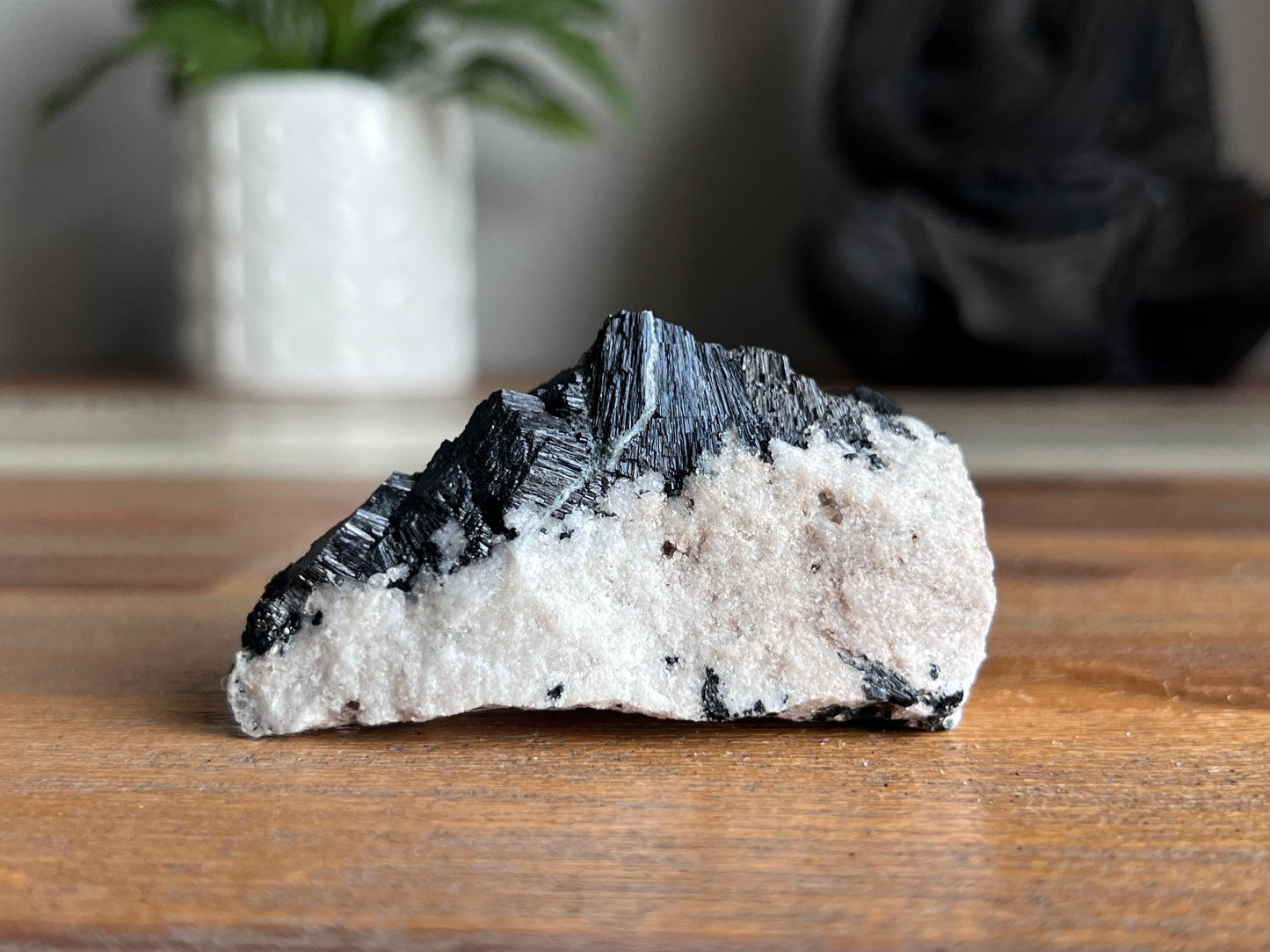 Schorl Tourmaline in Quartz