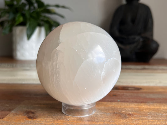 Selenite Sphere - Large