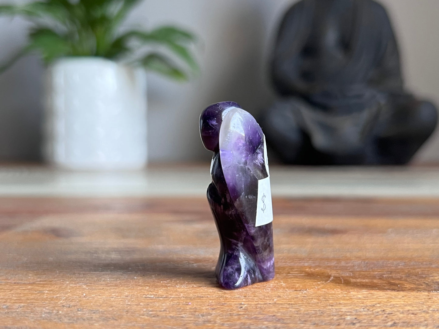 Amethyst Angel Carving