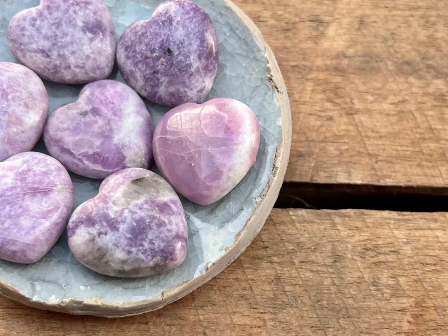 Lepidolite Small Heart