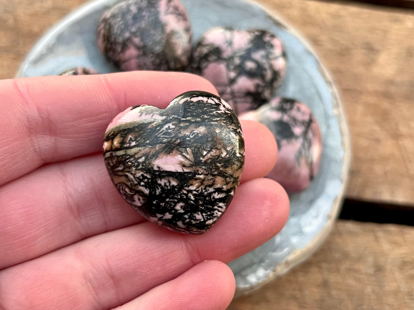 Rhodonite Small Heart