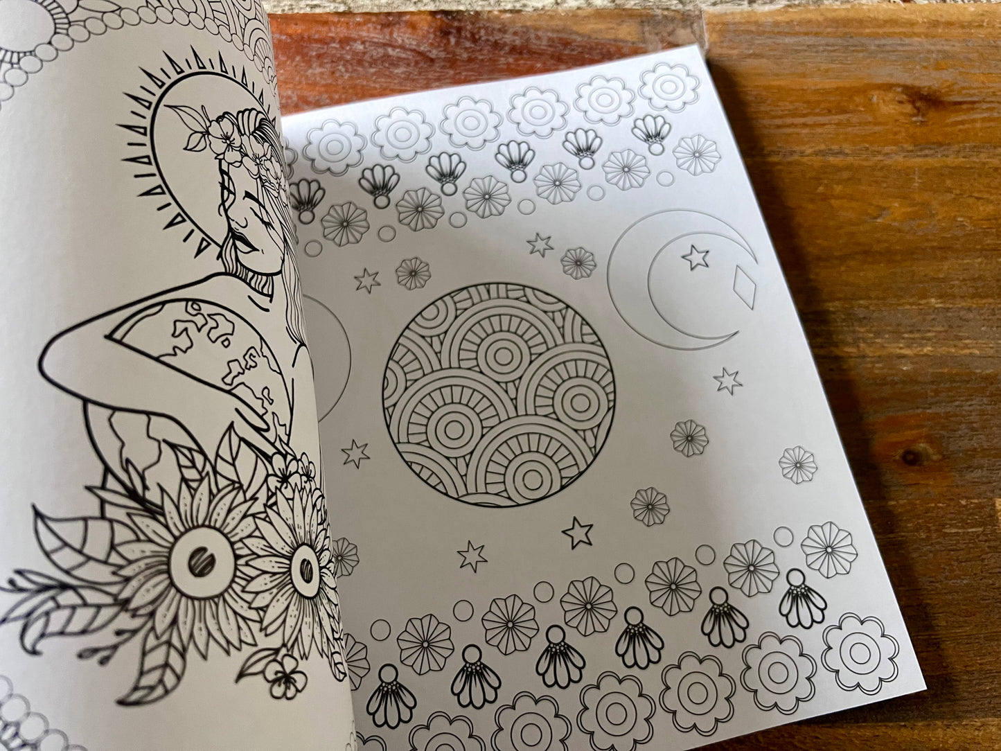 Zodiac And Astrology Adult Colouring Book