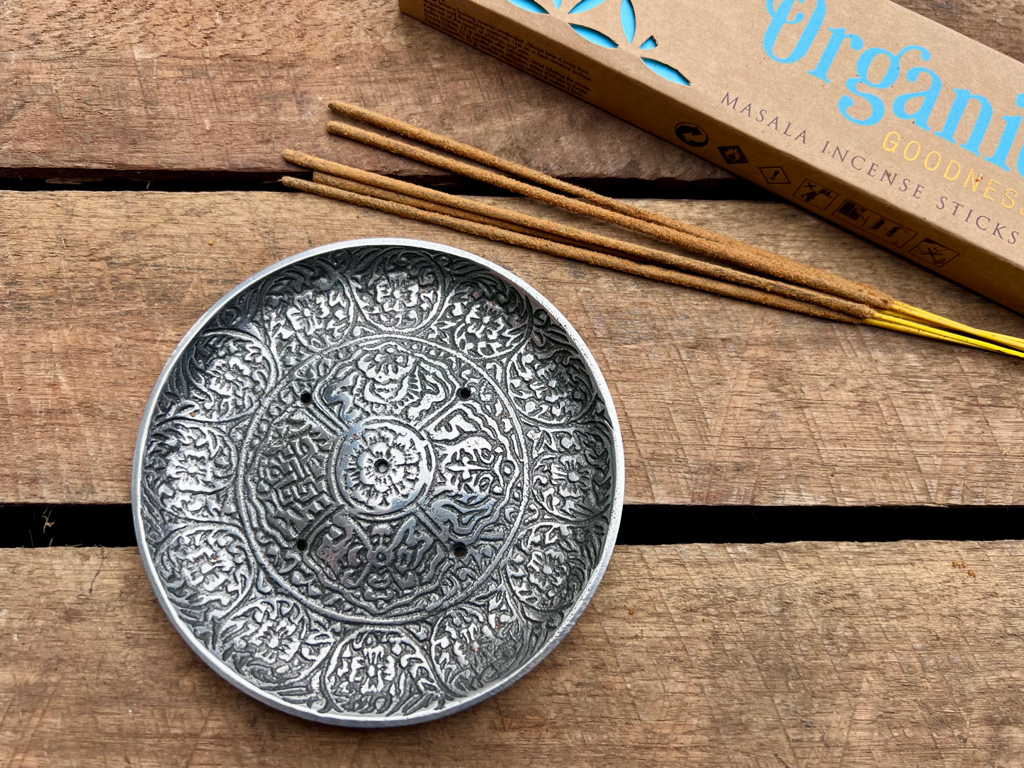 Tibetan Round Incense Holder