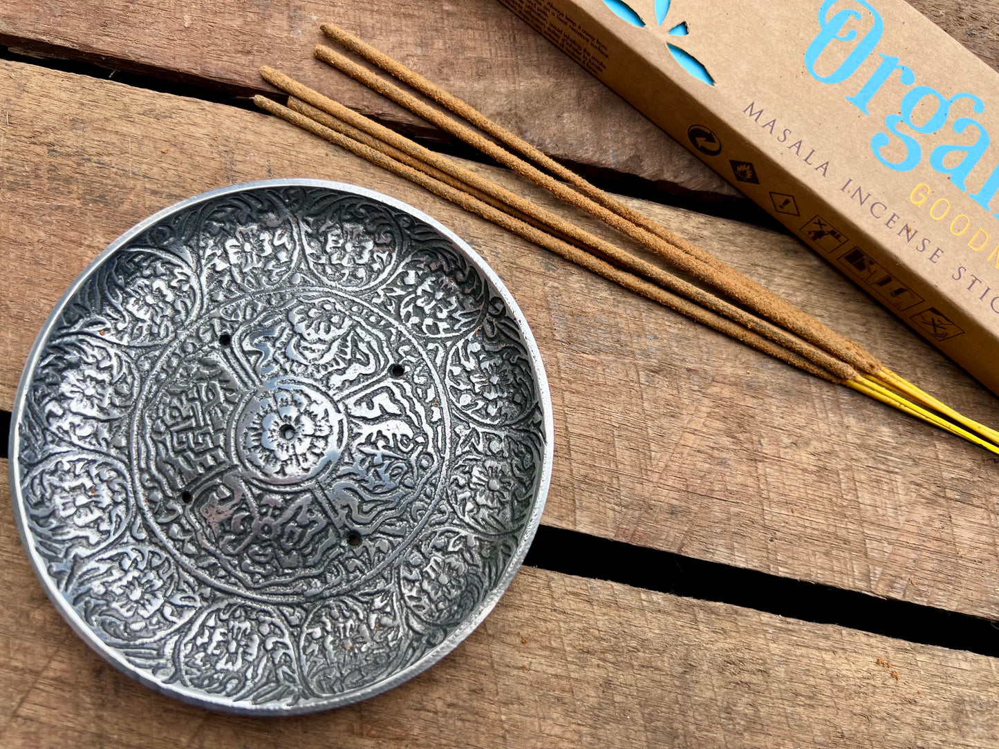 Tibetan Round Incense Holder