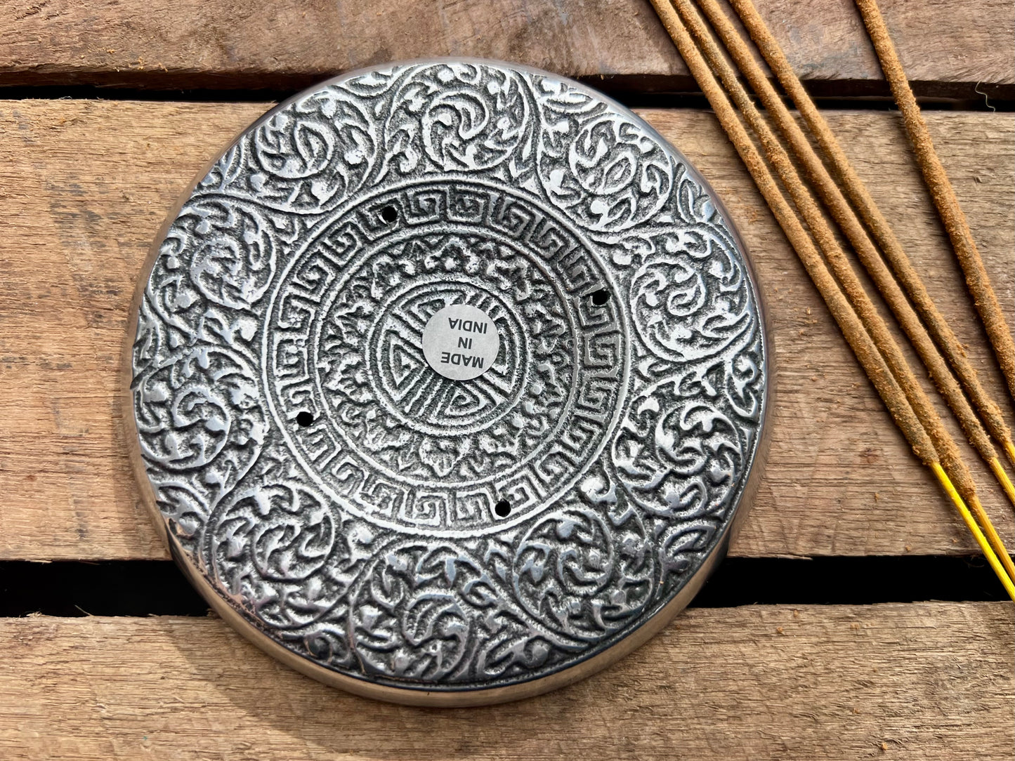 Tibetan Round Incense Holder