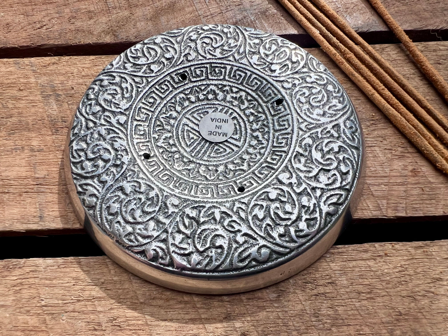 Tibetan Round Incense Holder