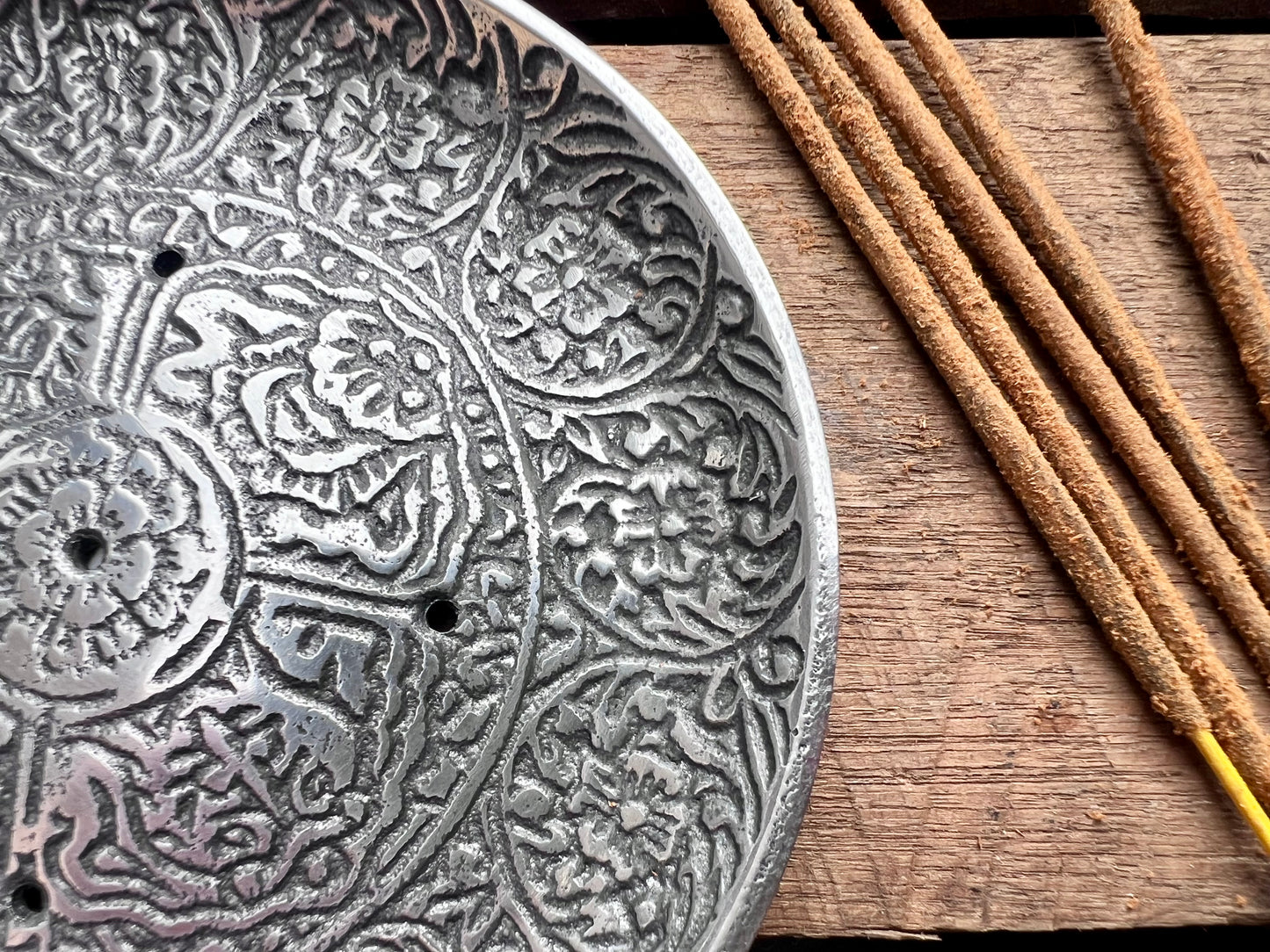 Tibetan Round Incense Holder