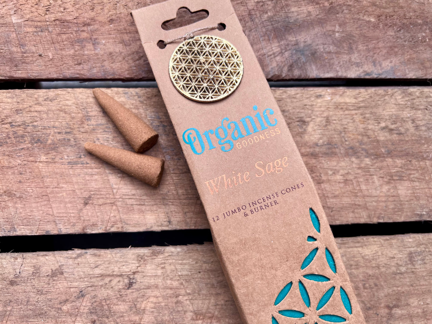 Organic Goodness Incense Cones - White Sage