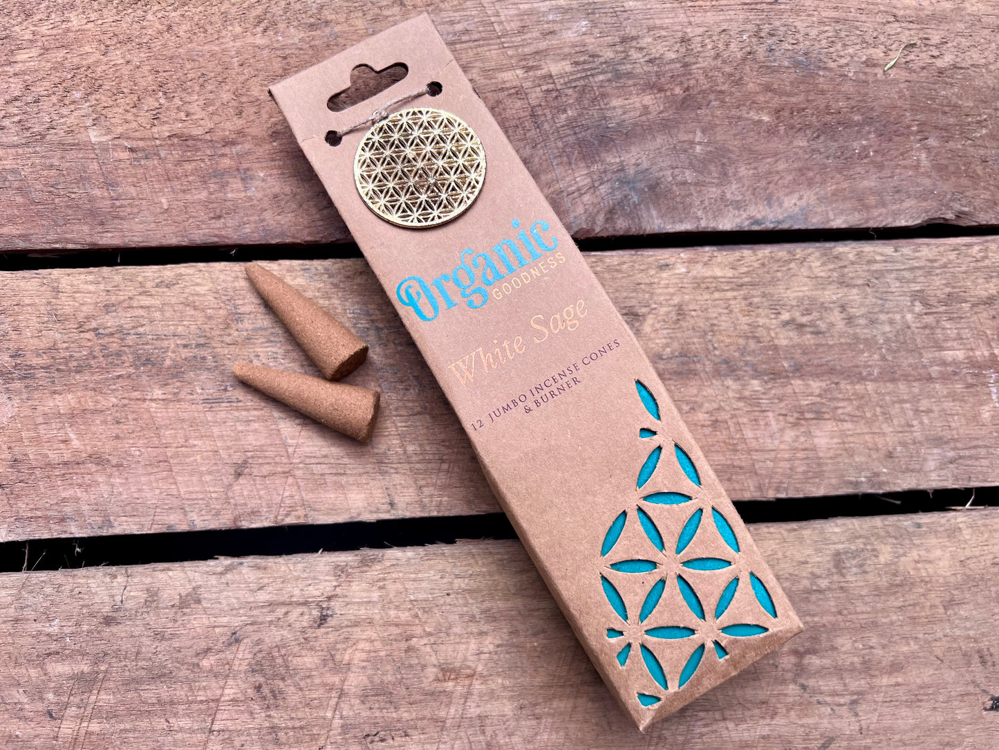 Organic Goodness Incense Cones - White Sage