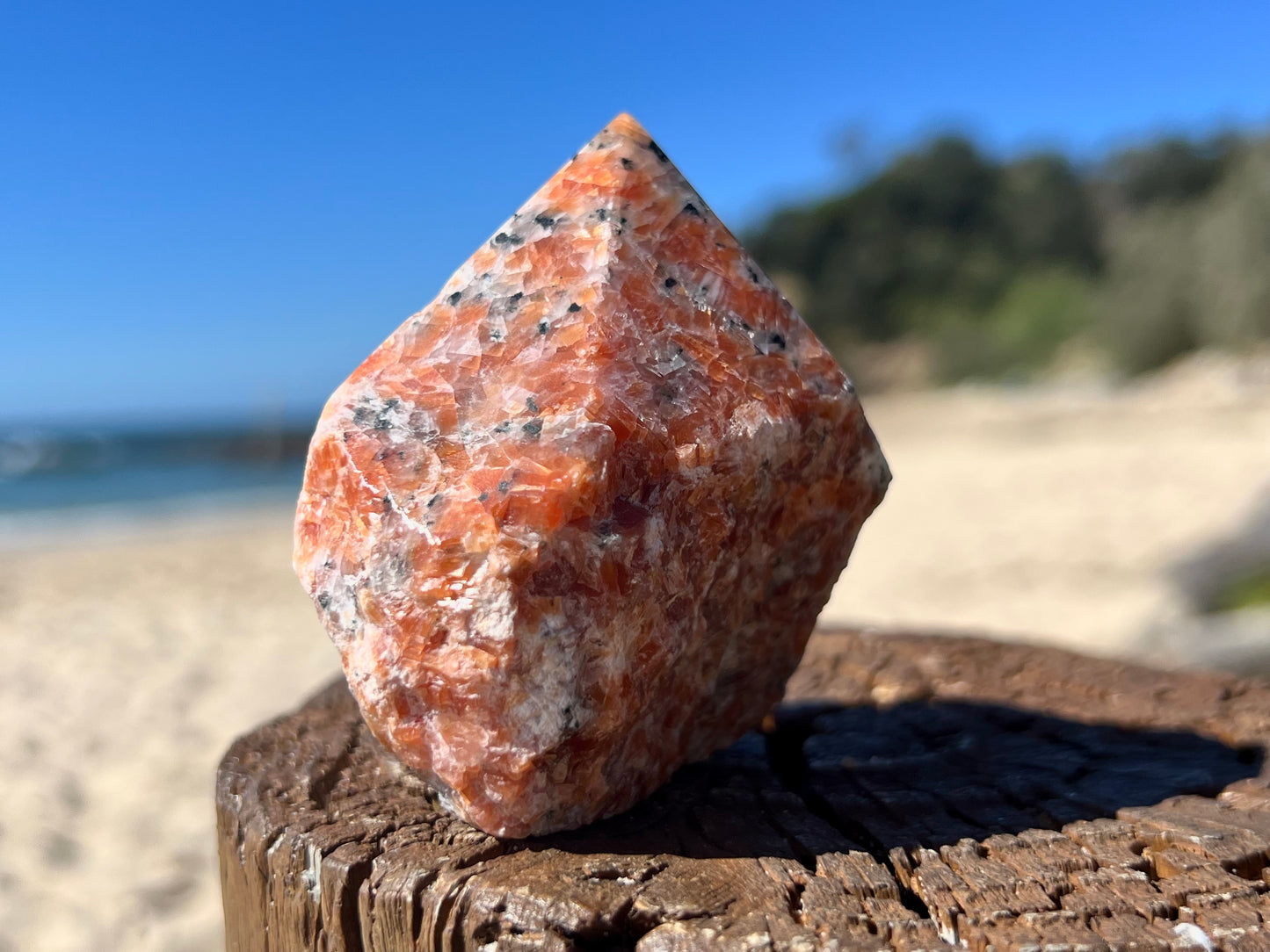 Orchid Calcite Rough/ Polished Point