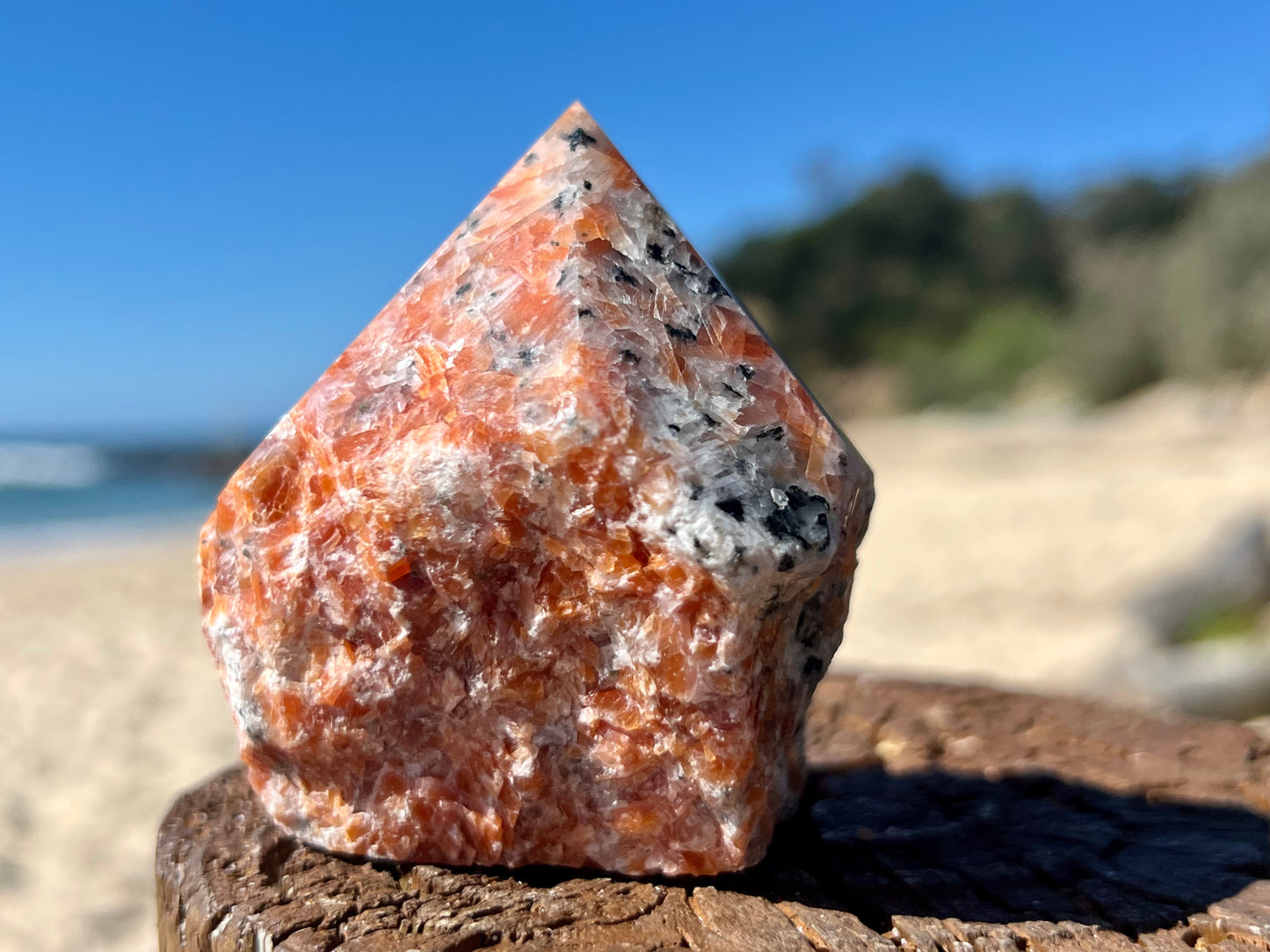 Orchid Calcite Rough/ Polished Point