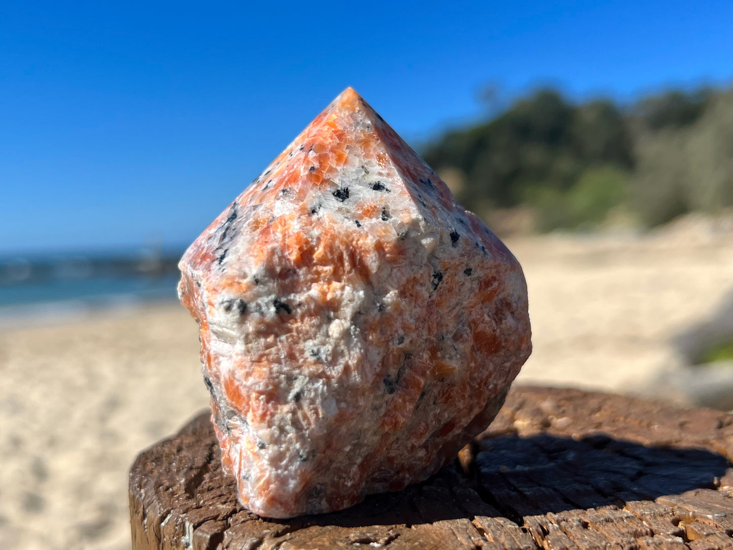 Orchid Calcite Rough/ Polished Point