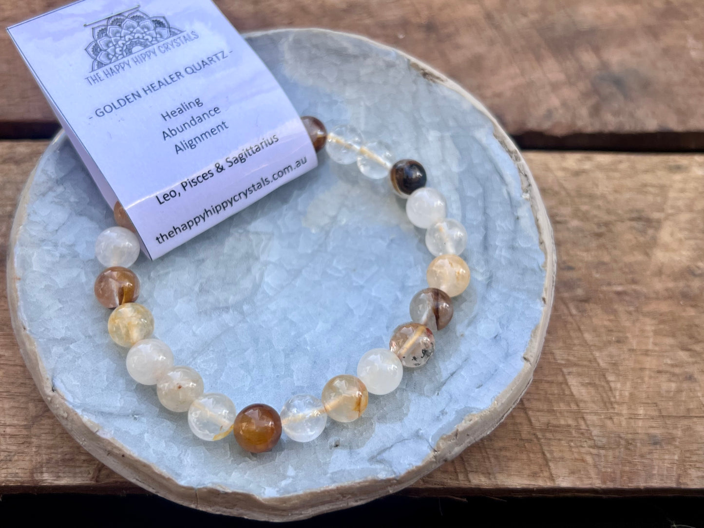 Golden Healer Tumbled Bracelet