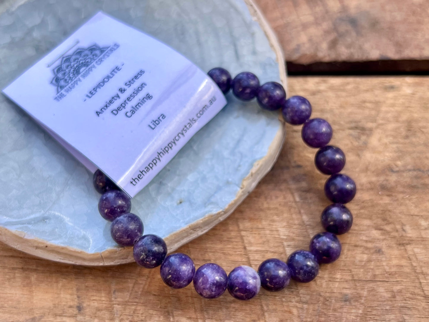 Lepidolite Tumbled Bracelet