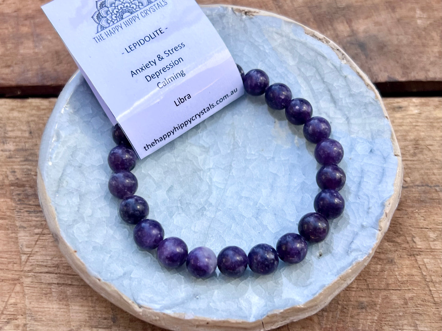 Lepidolite Tumbled Bracelet