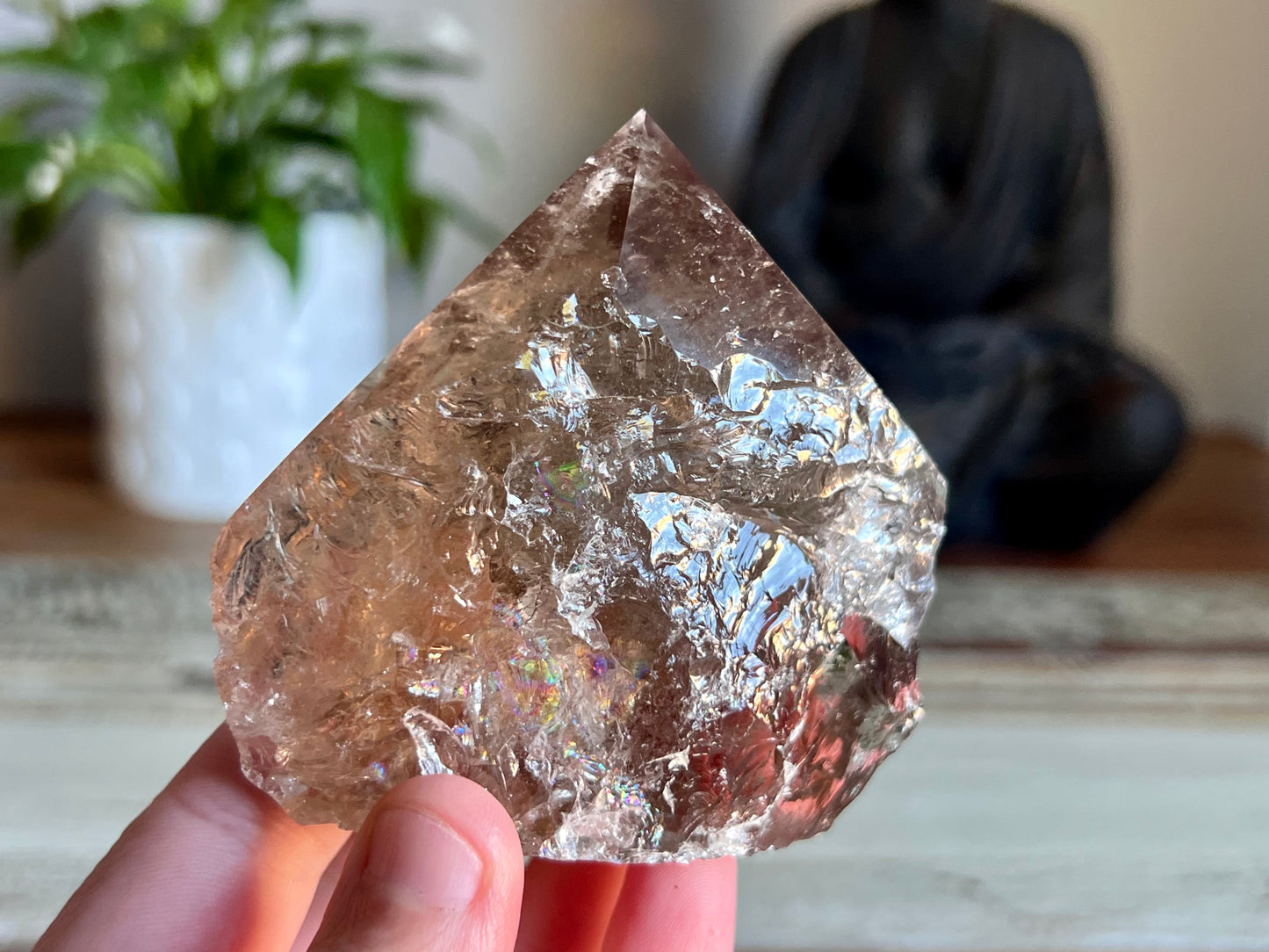 Smokey Quartz Rough/ Polished Point