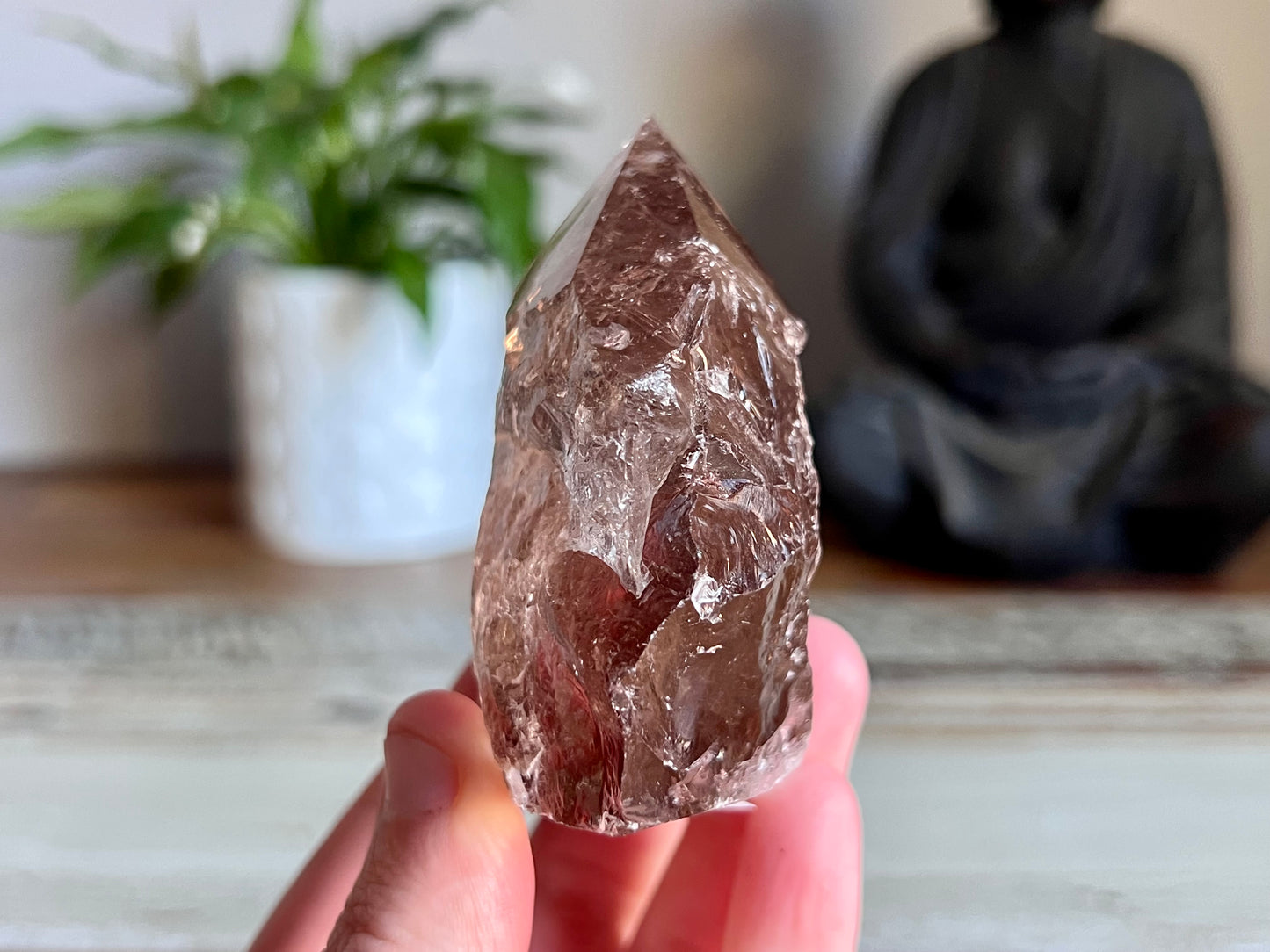 Smokey Quartz Rough/ Polished Point