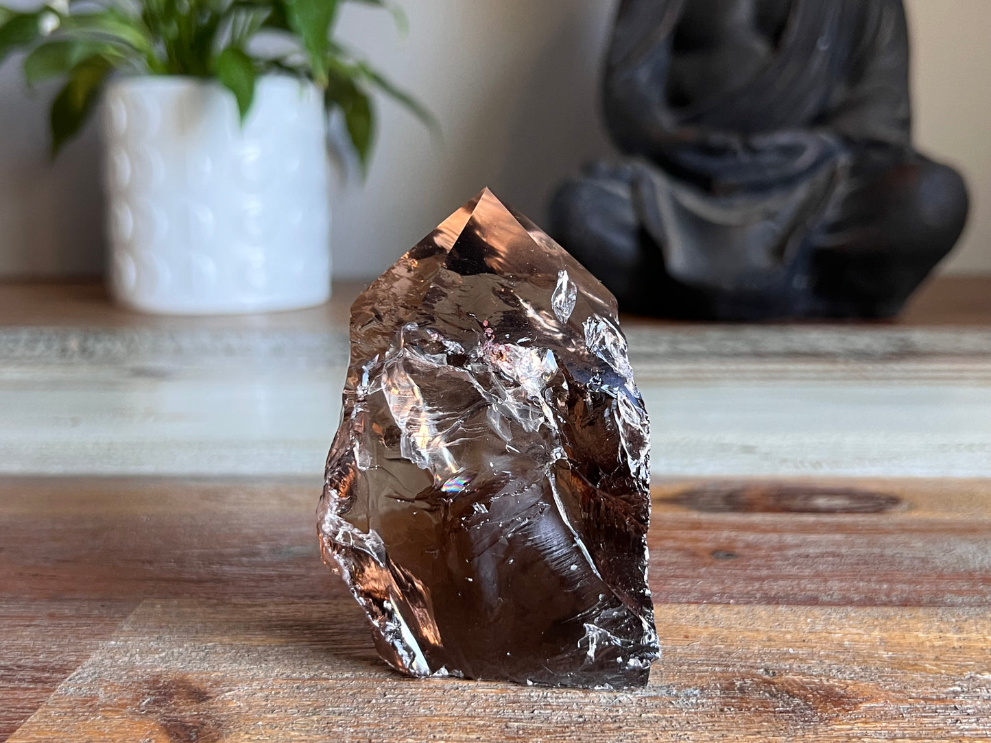 Smokey Quartz Rough/ Polished Point