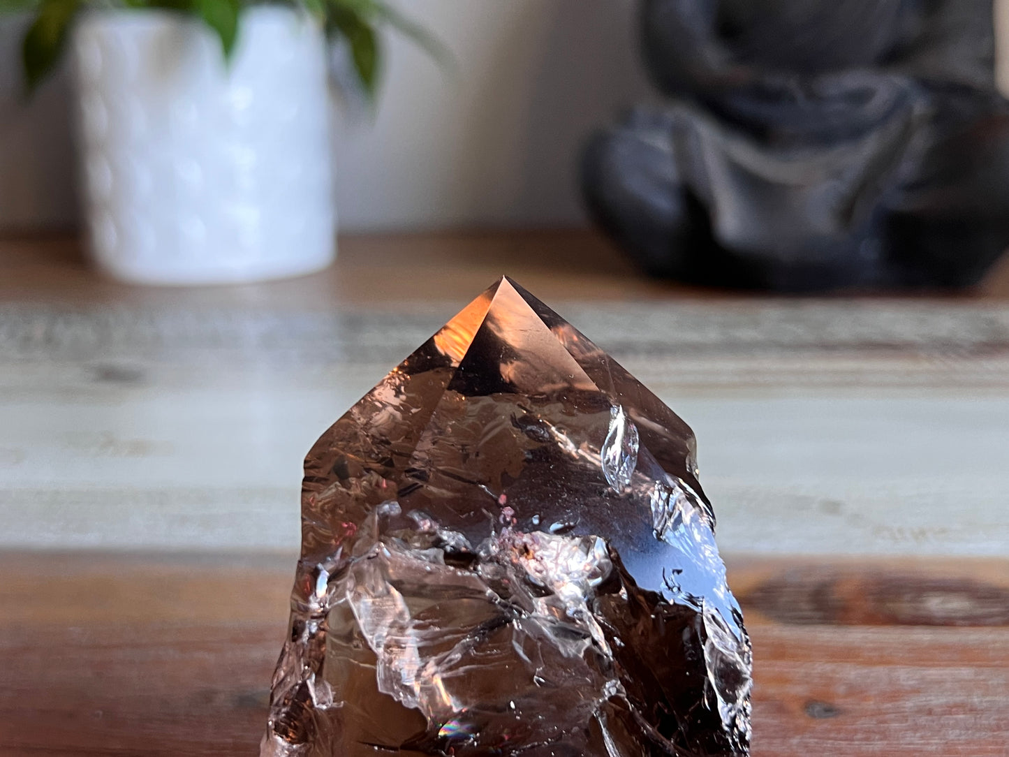 Smokey Quartz Rough/ Polished Point