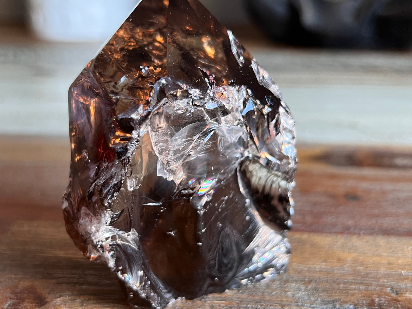 Smokey Quartz Rough/ Polished Point