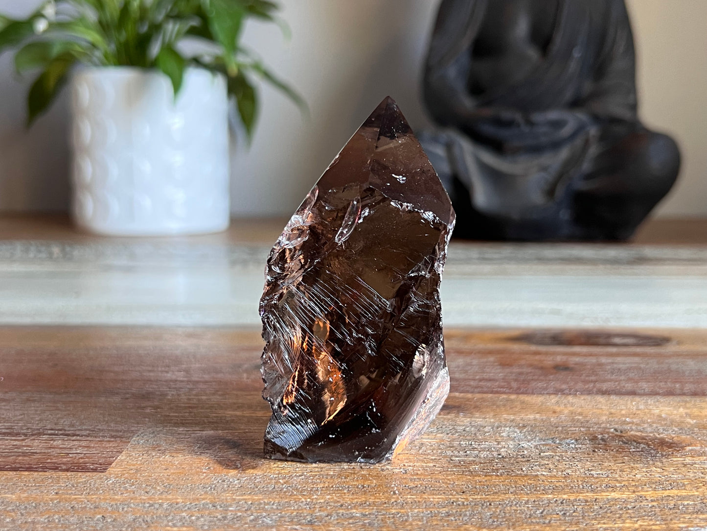 Smokey Quartz Rough/ Polished Point