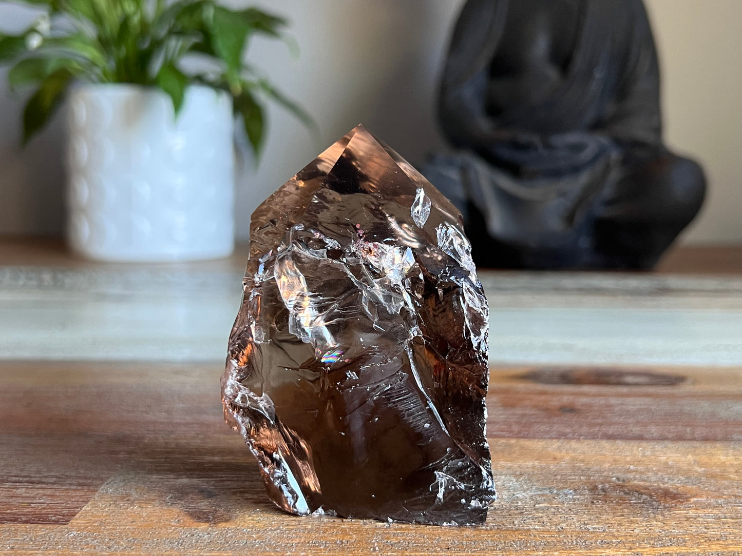 Smokey Quartz Rough/ Polished Point