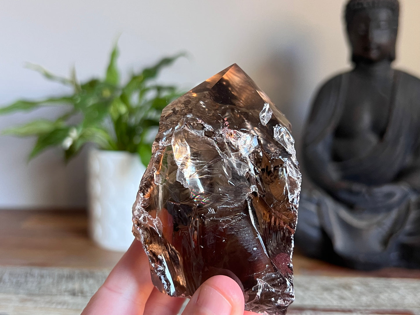 Smokey Quartz Rough/ Polished Point