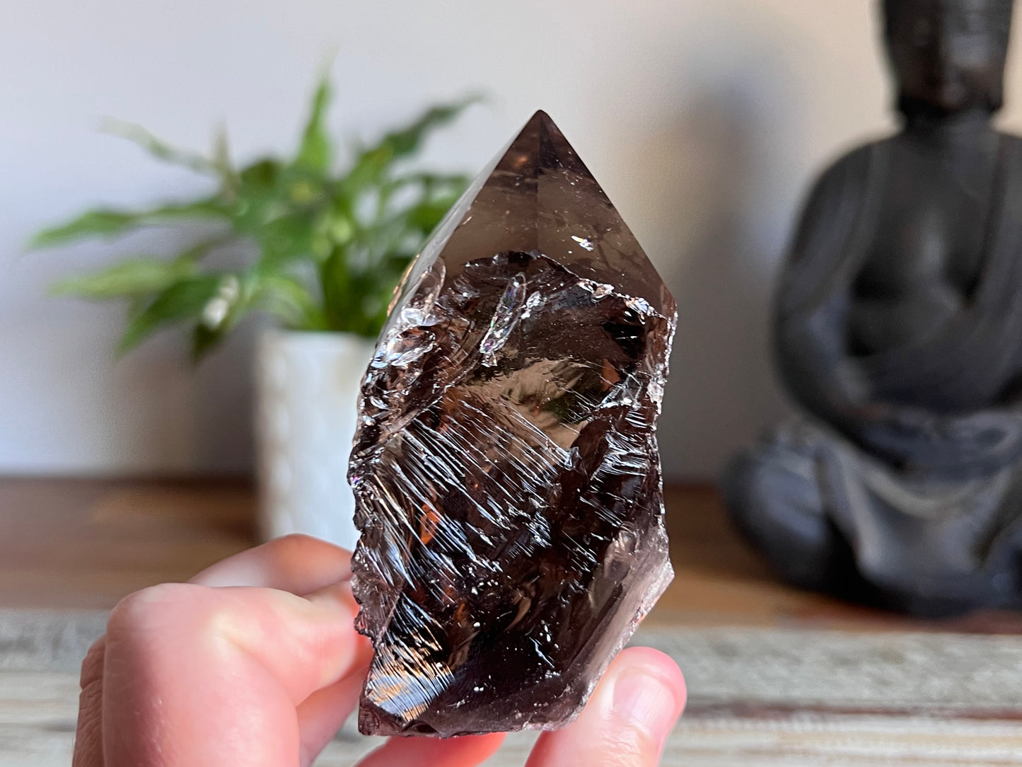 Smokey Quartz Rough/ Polished Point